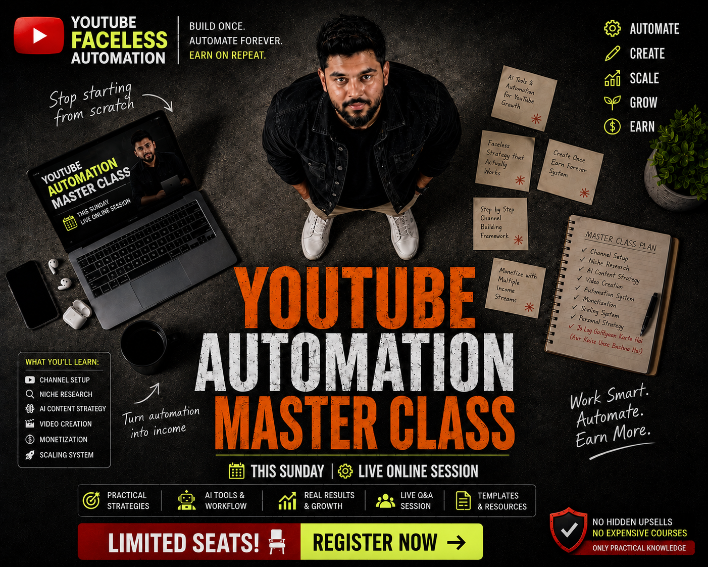 YouTube Automation Master Class — What You'll Learn